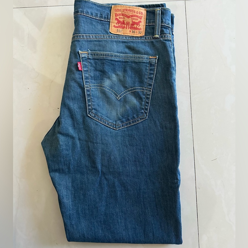 Levi's Classic 511 Indigo Slim 36x32